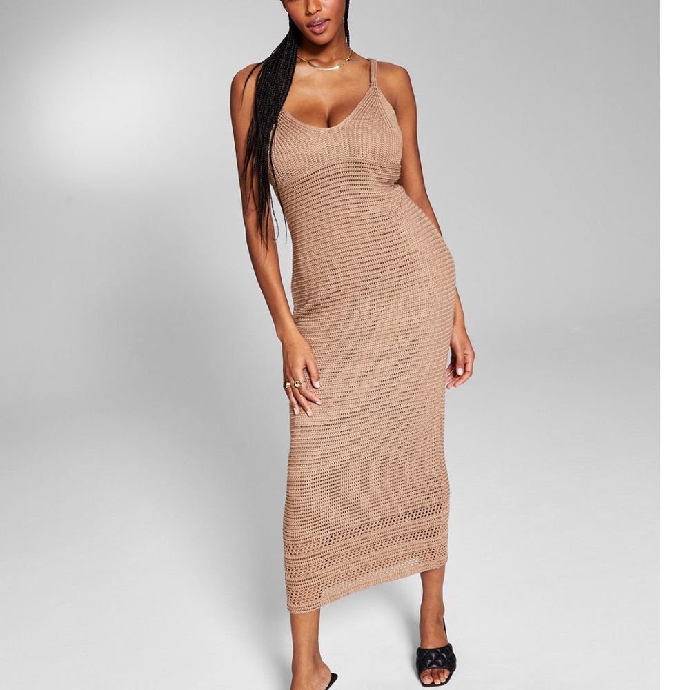 Jeannie Mai X INC's Crochet Maxi Dress